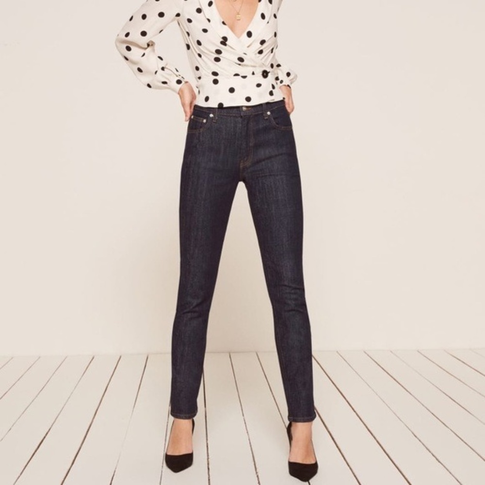 REFORMATION Hepburn High Rise Skinny Jean SIZE 24